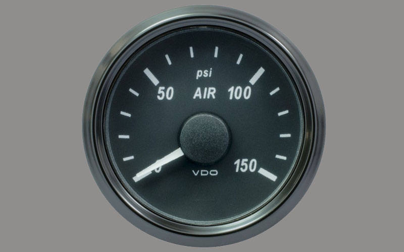 SingleViu Air Pressure Gauge 150PSI